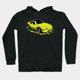 Yellow miata classic Hoodie